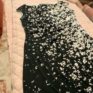 Lauren Ralph Lauren black and white dress size 10